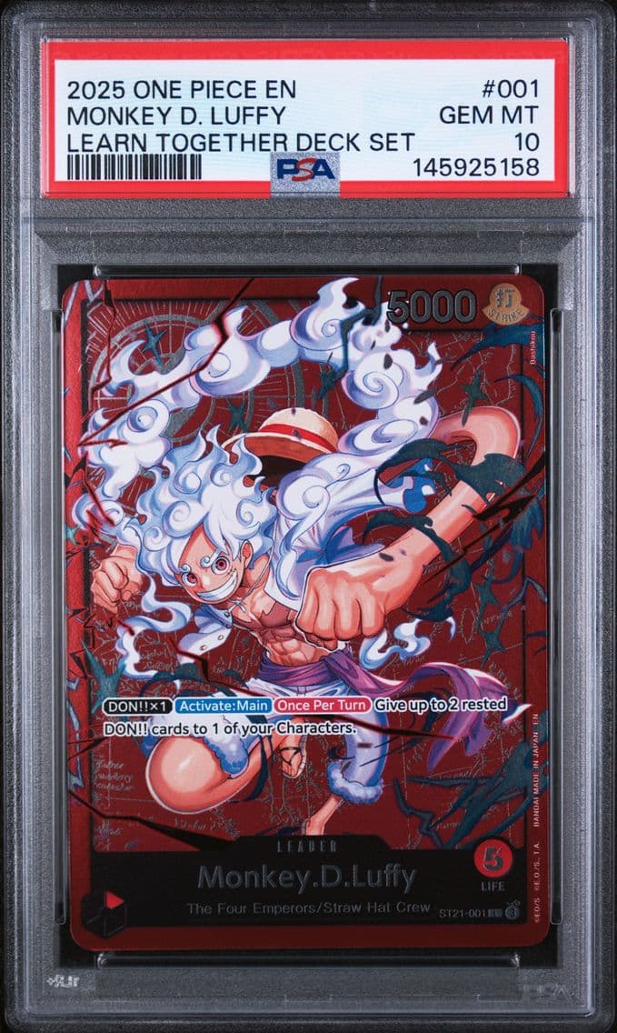 2025 #001 Monkey D. Luffy PSA 10