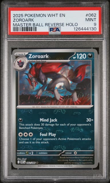 Zoroark Master Ball Reverse Holo