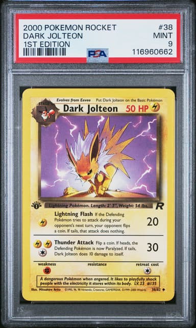 Dark Jolteon 1st Edition