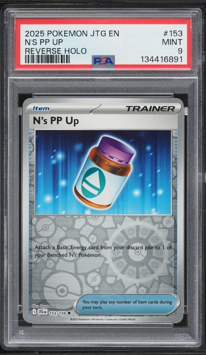 Pokemon Scarlet & Violet Journey Together Reverse Holo N's PP Up #153