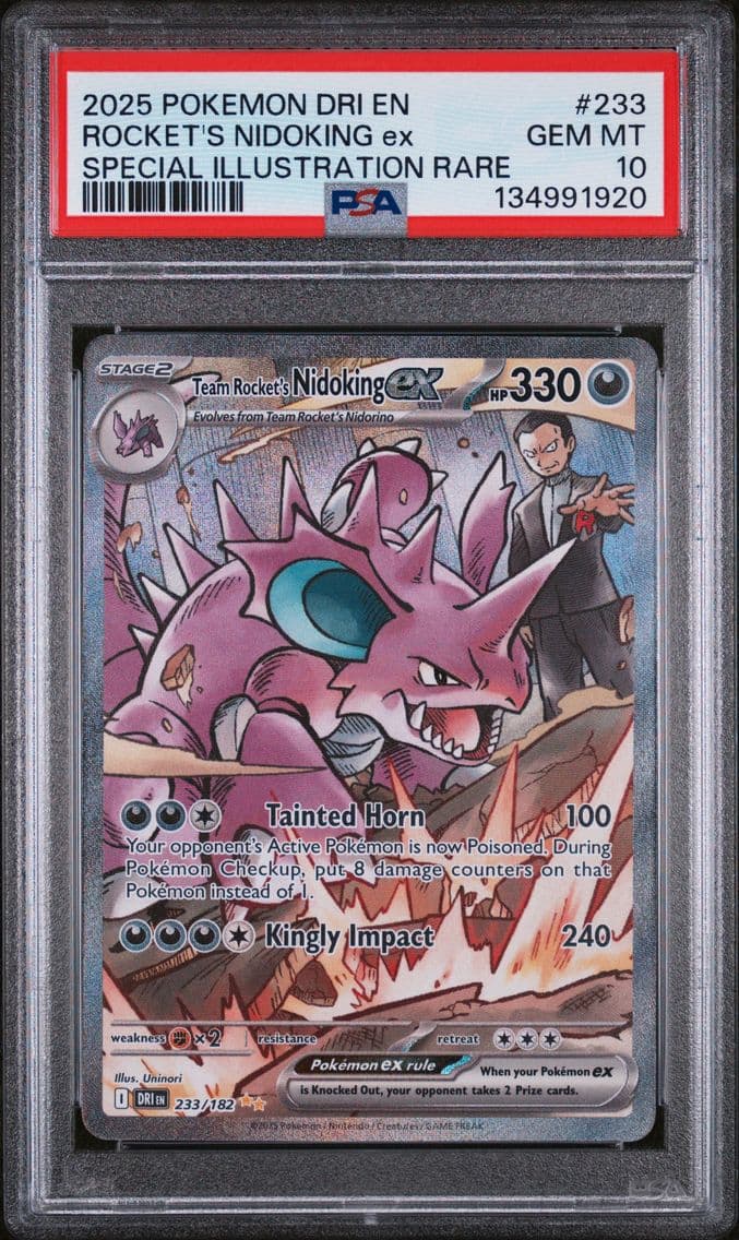 2025 #233 Team Rocket's Nidoking