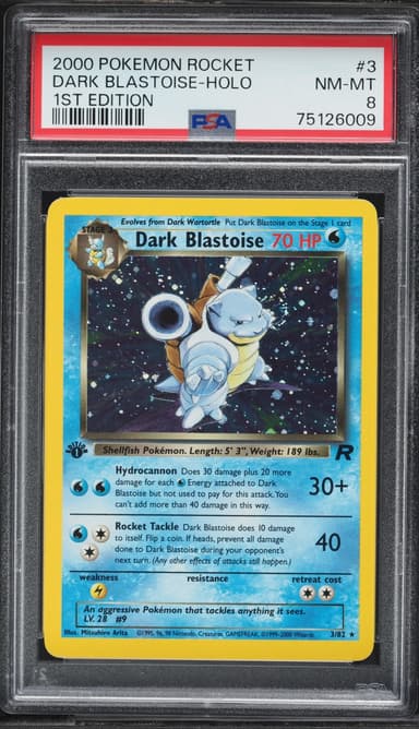 Team Rocket 1st Edition Holo Dark Blastoise NM-MT