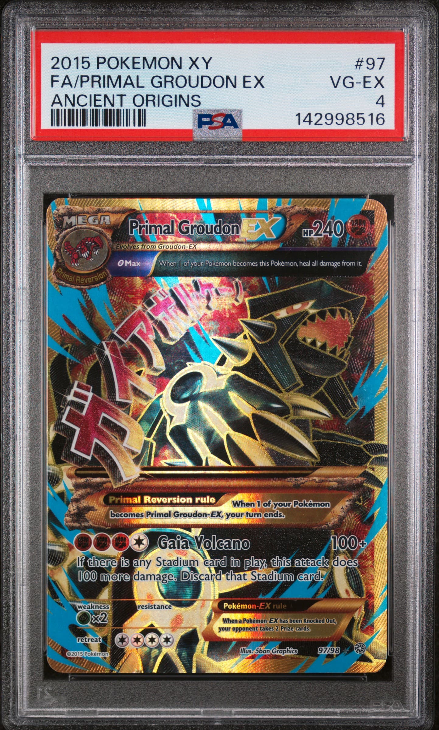 FA/PRIMAL GROUDON EX