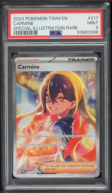 Pokemon Scarlet & Violet Twilight Masquerade SIR Carmine #217