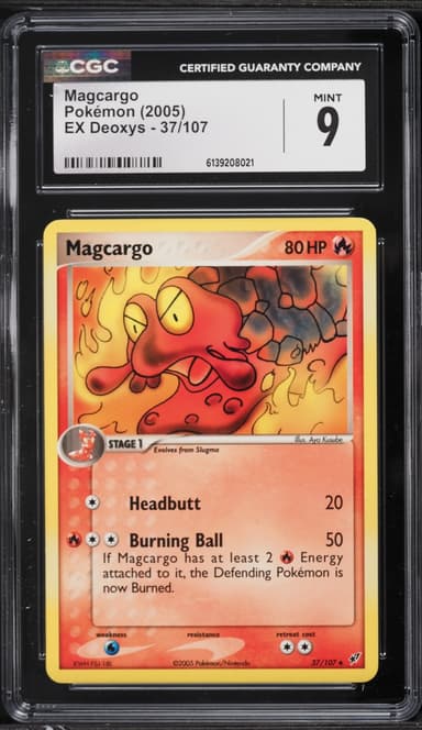Pokemon EX Deoxys Magcargo #37