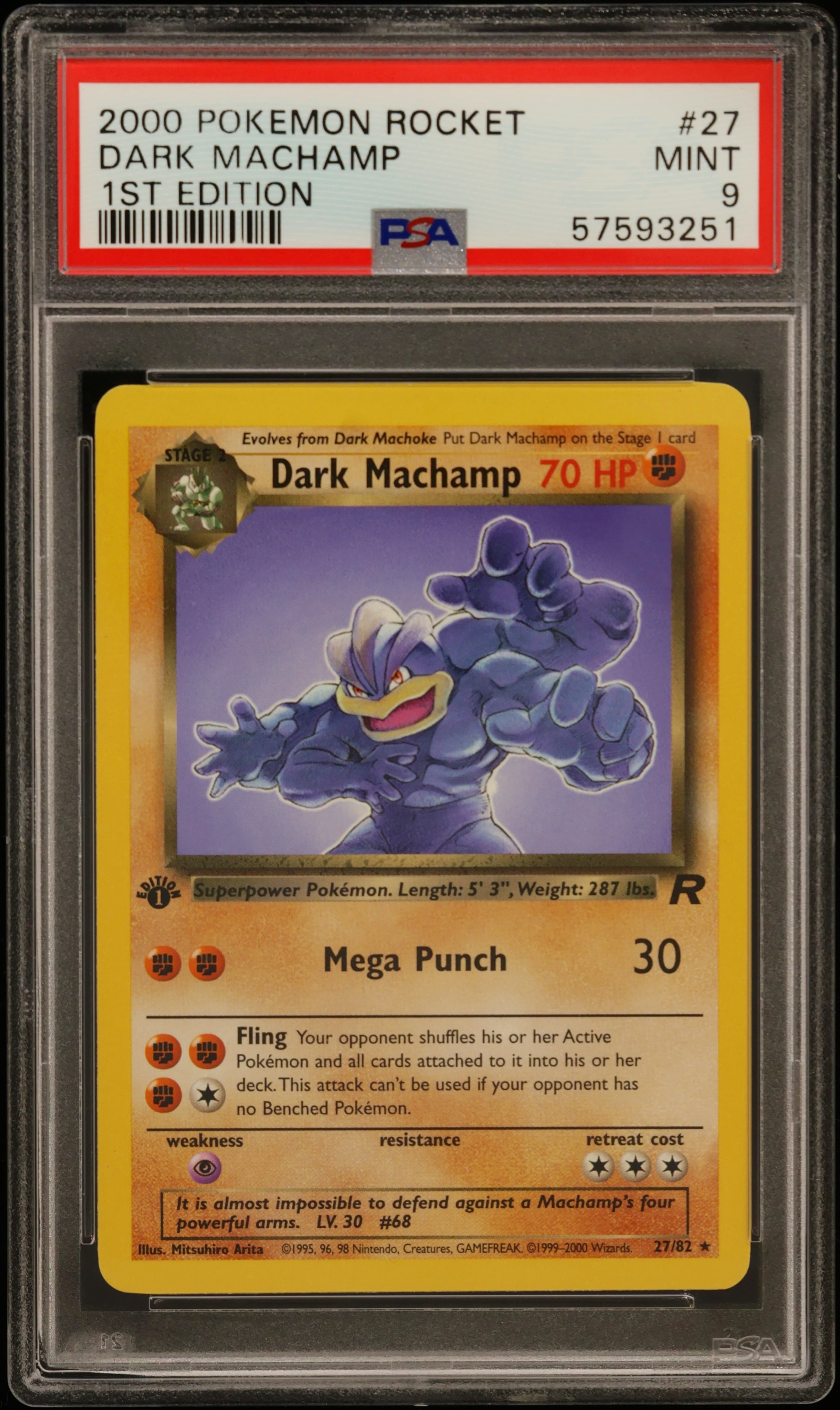 Dark Machamp 1st Edition