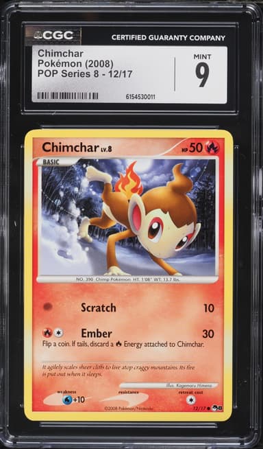 Pokemon POP Series 8 Chimchar #12