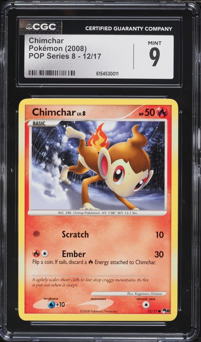 Pokemon POP Series 8 Chimchar #12