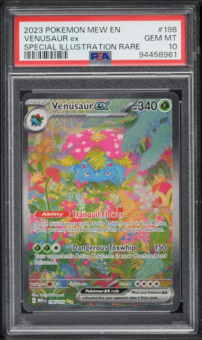 2023 #198 Venusaur EX PSA 10 Mew