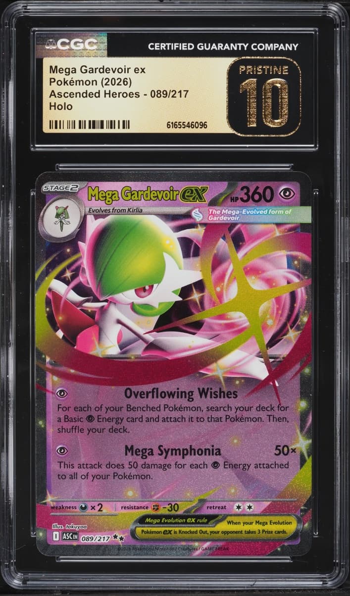 Pokemon Mega Evolution Ascended Heroes Holo Mega Gardevoir EX #89