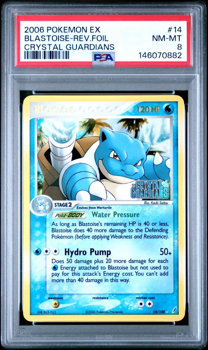2006 #14 Blastoise-Reverse Foil 
