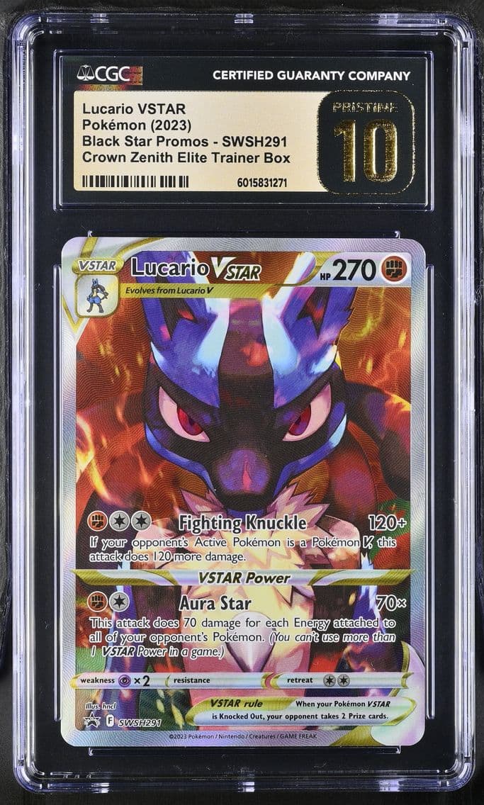 2023 #SWSH291 Lucario VSTAR CGC 