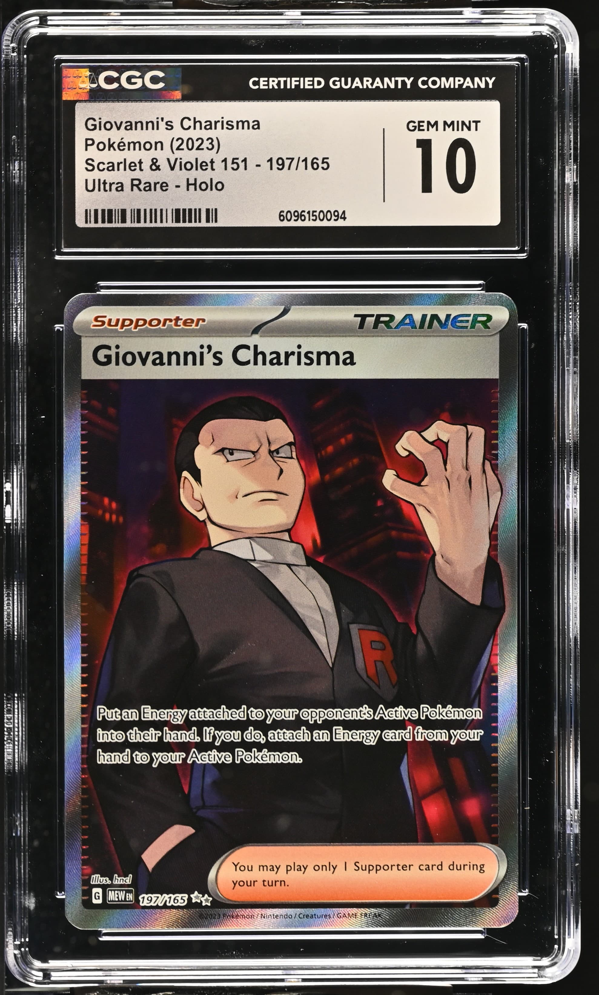 Giovanni's Charisma