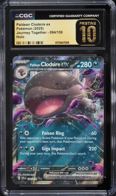 Pokemon Scarlet & Violet Journey Together Holo Paldean Clodsire ex #94