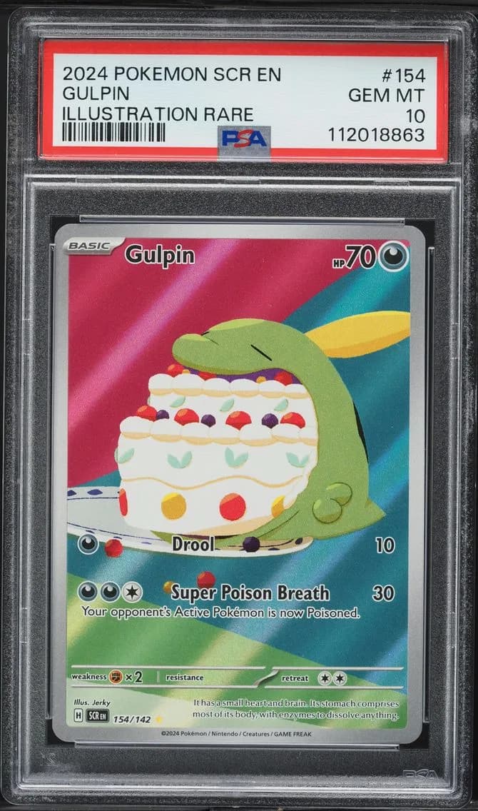 2024 #154 Gulpin PSA 10 Scr EN-S