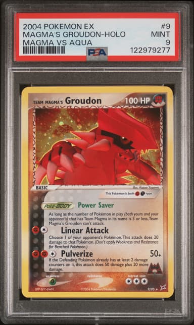 Team Magma's Groudon-Holo