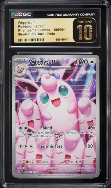 Pokemon Mega Evolution Phantasmal Flames IR Wigglytuff #105