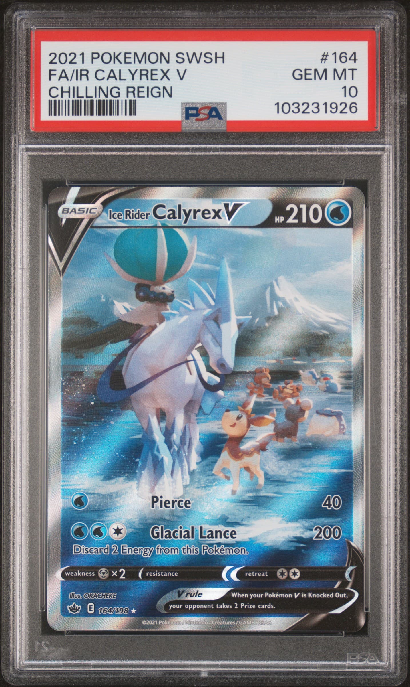 Full Art/Ice Rider Calyrex V