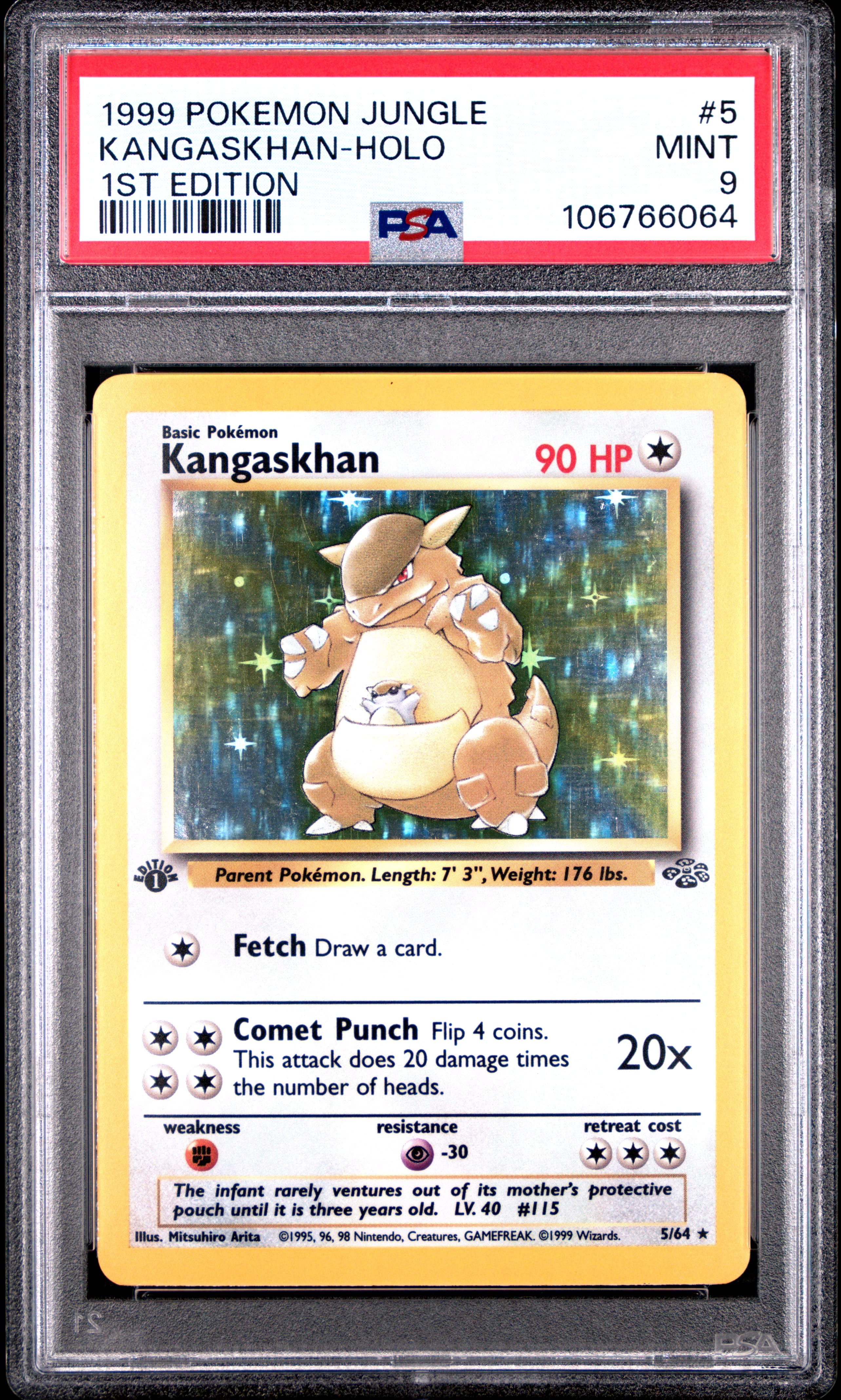 Kangaskhan-Holo 1st Edition