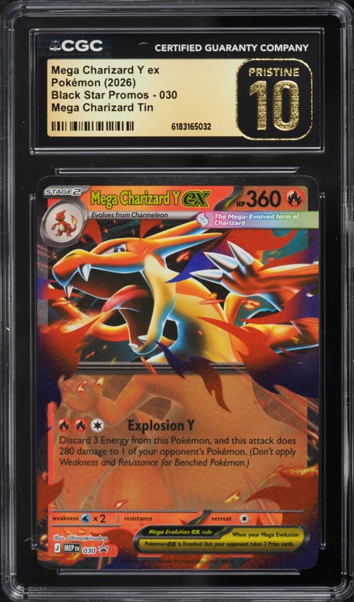 Pokemon Mega Evolution Promo Tin Mega Charizard Y EX #30