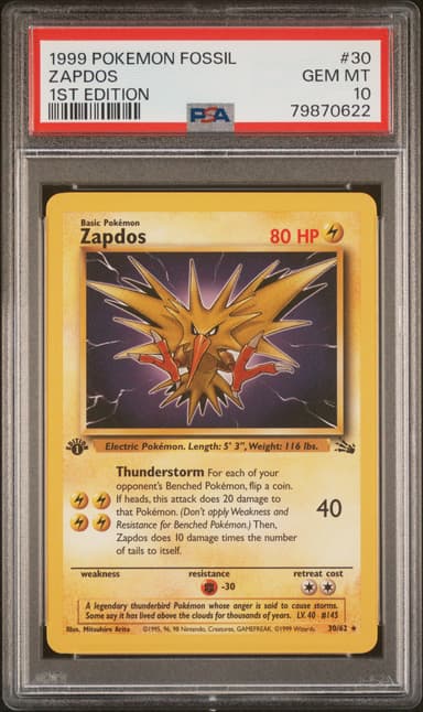Zapdos 1st Edition