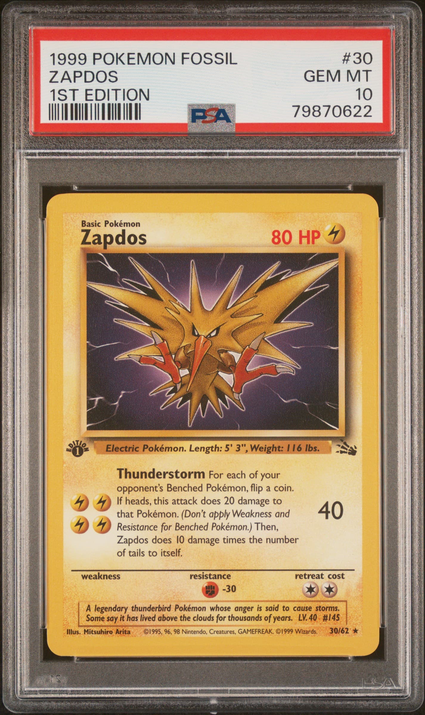 Zapdos 1st Edition