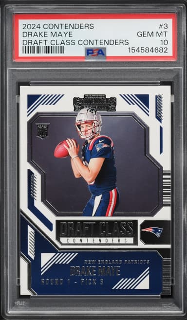 Panini Contenders Draft Class Drake Maye ROOKIE #3