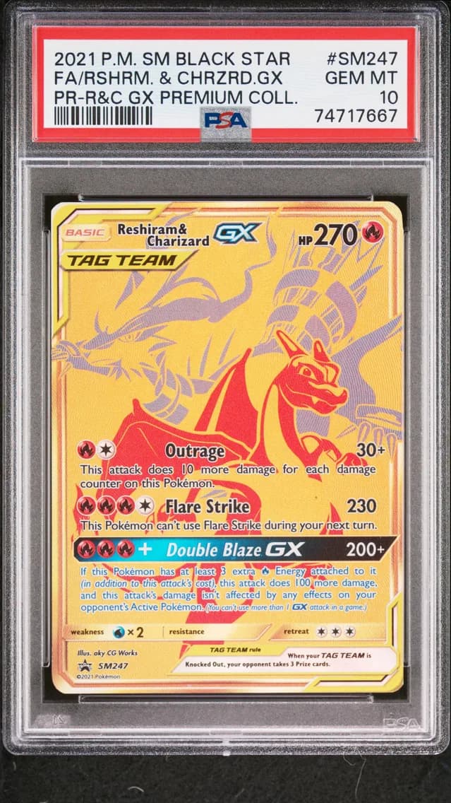 2021 #SM247 Full Art/Reshiram & 