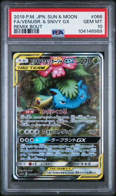 Full Art/Venusaur & Snivy GX