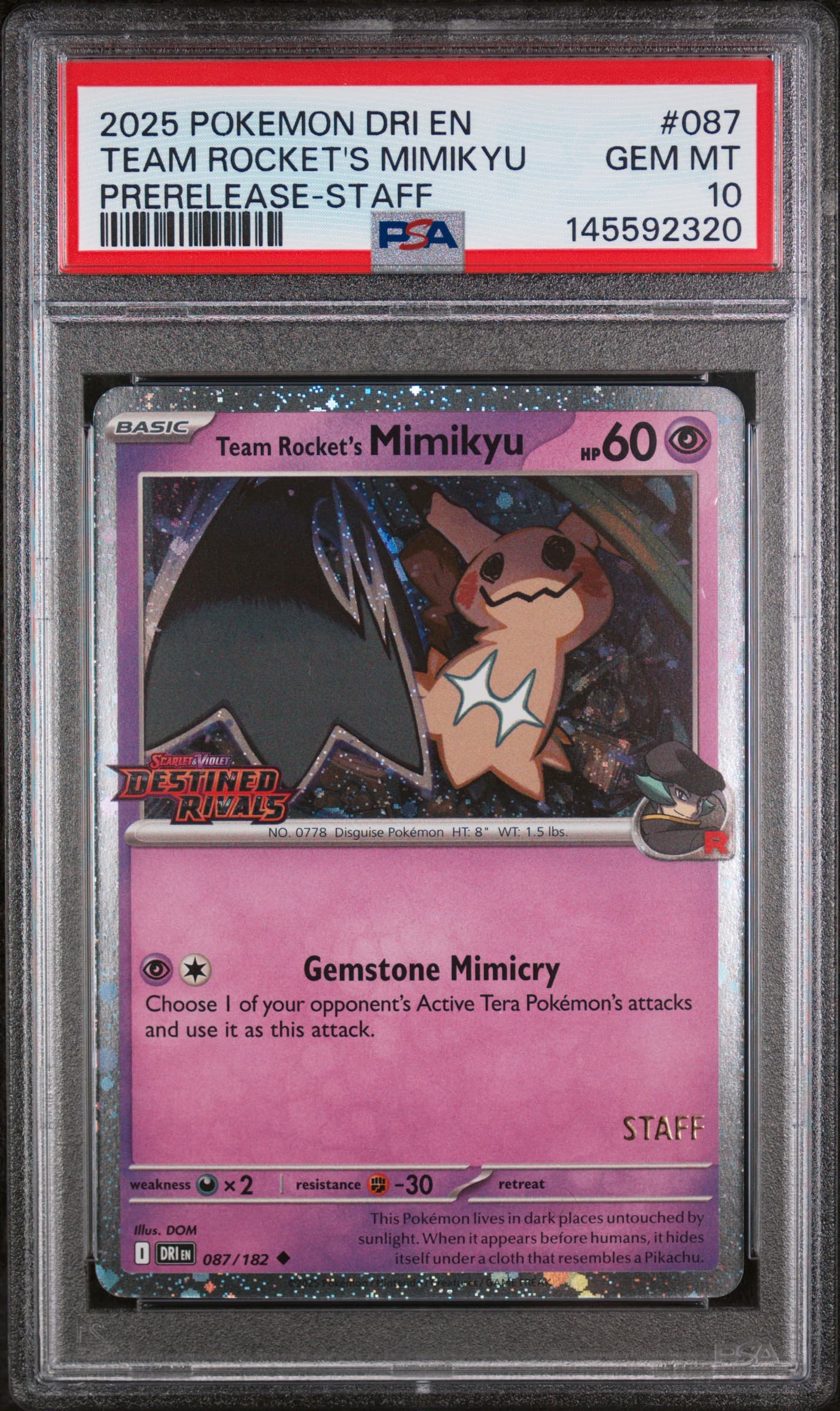 Team Rocket's Mimikyu