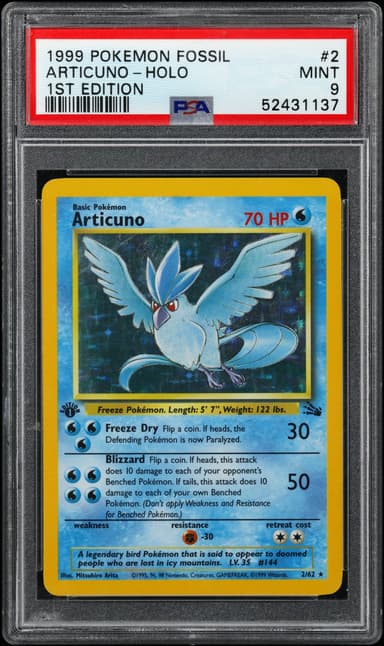 Articuno-Holo 1st Edition