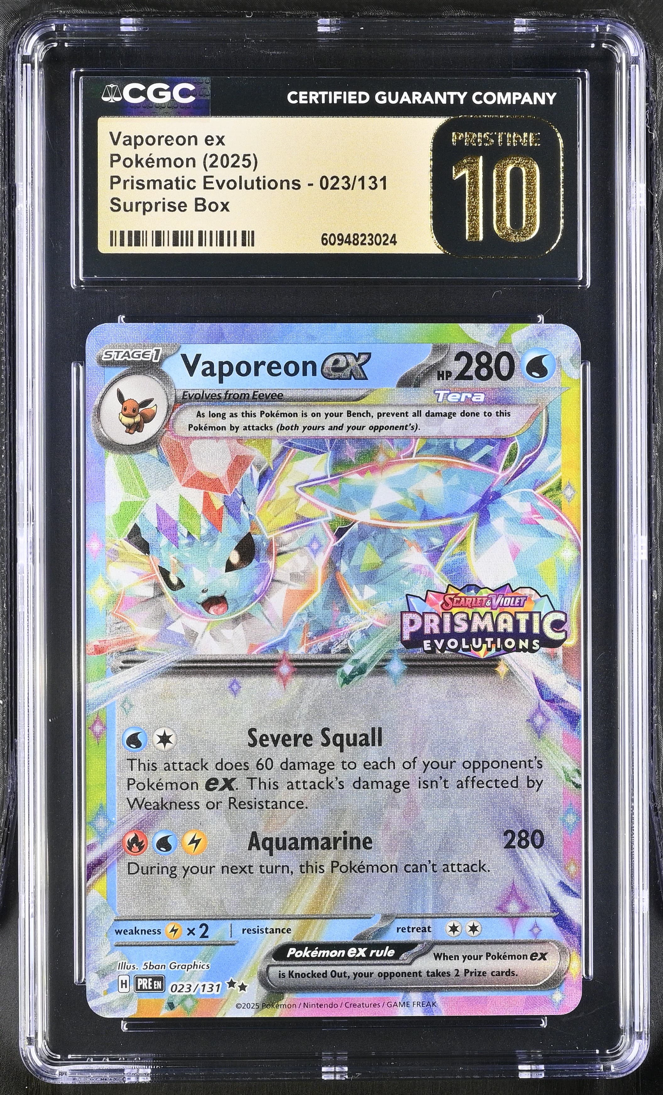 Vaporeon ex