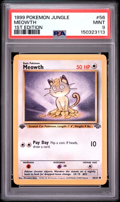 Meowth 1st Edition