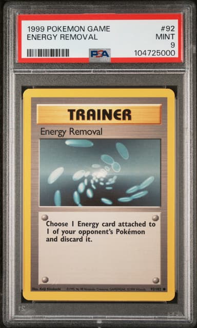 Energy Removal
