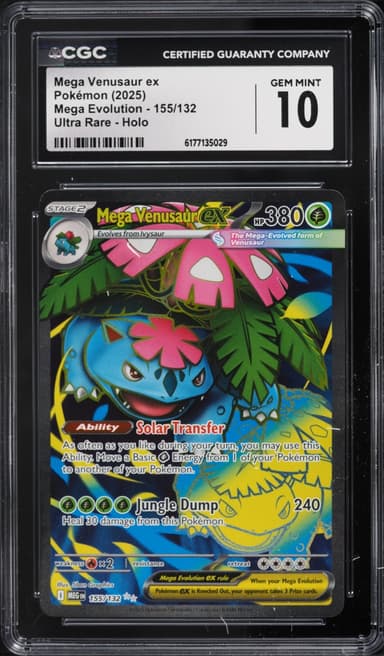 Pokemon Mega Evolution Full Art Mega Venusaur Ex #155
