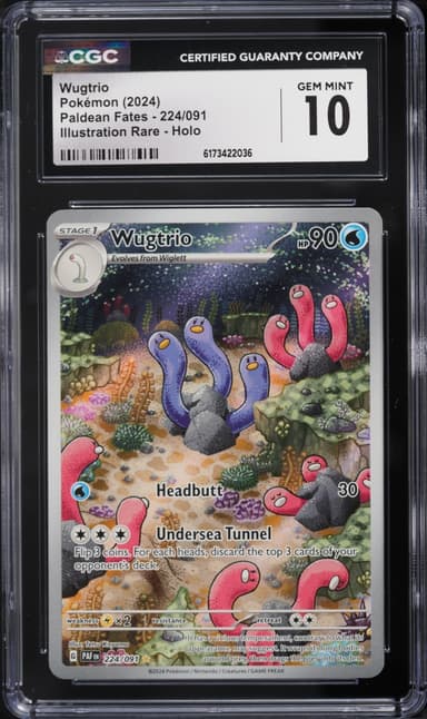 Pokemon Scarlet & Violet Paldean Fates IR Wugtrio #224