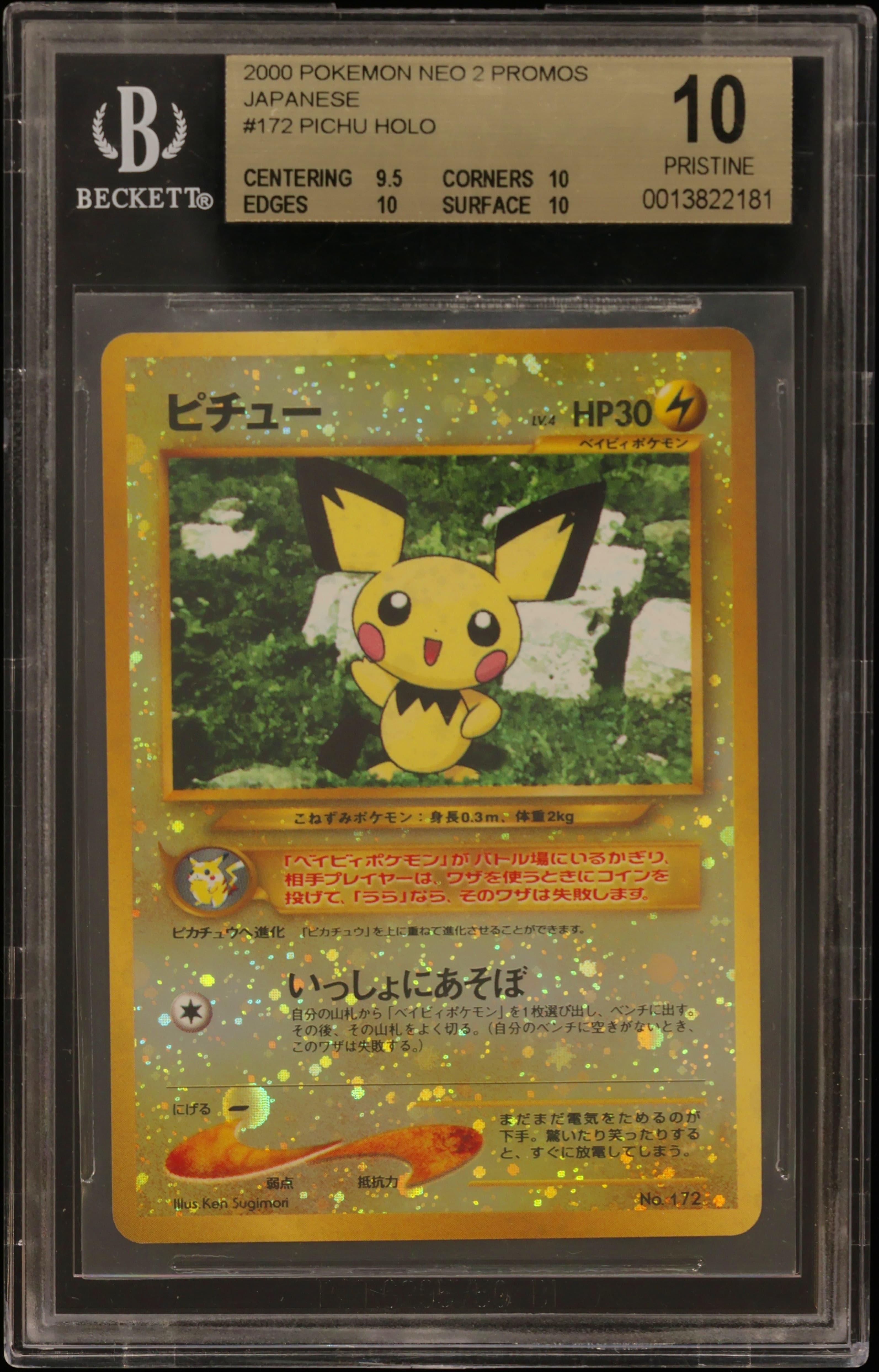 Pichu REVERSE HOLO/(Premium File 2)