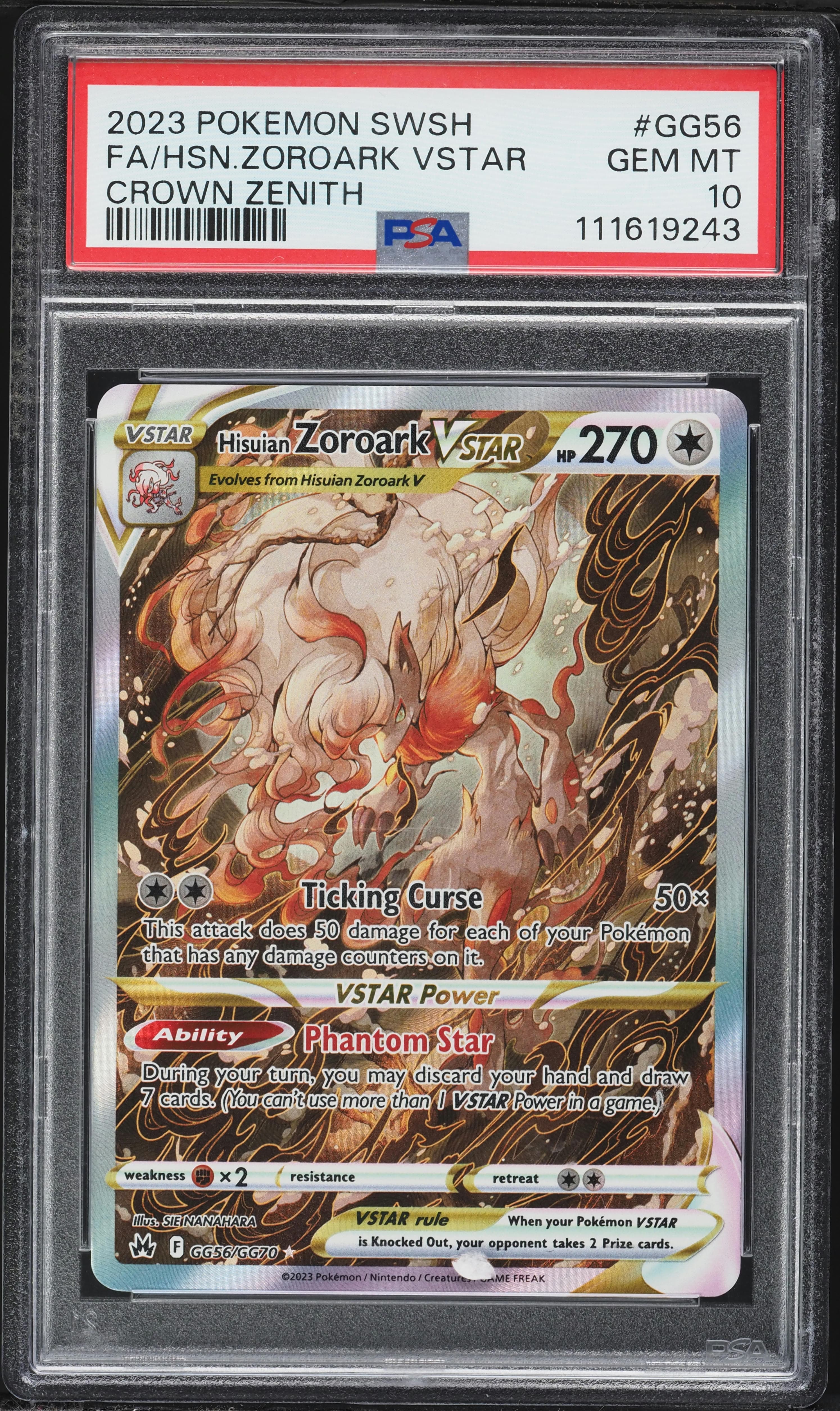 Full Art/Hisuian Zoroark Vstar