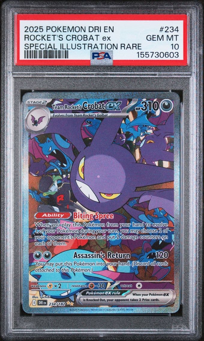 2025 #234 Team Rocket's Crobat E