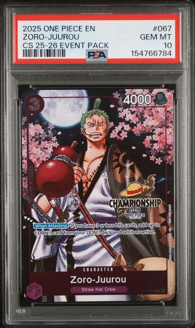 2025 #067 Zoro-Juurou PSA 10 One