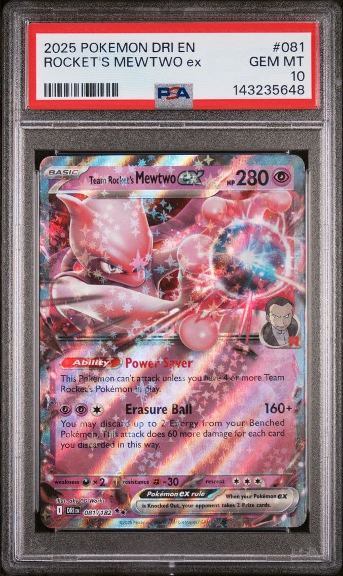 2025 #081 Team Rocket's Mewtwo E