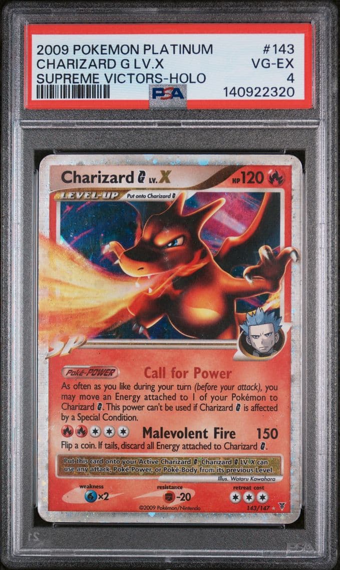 2009 #143 Charizard G LV.X-Holo 