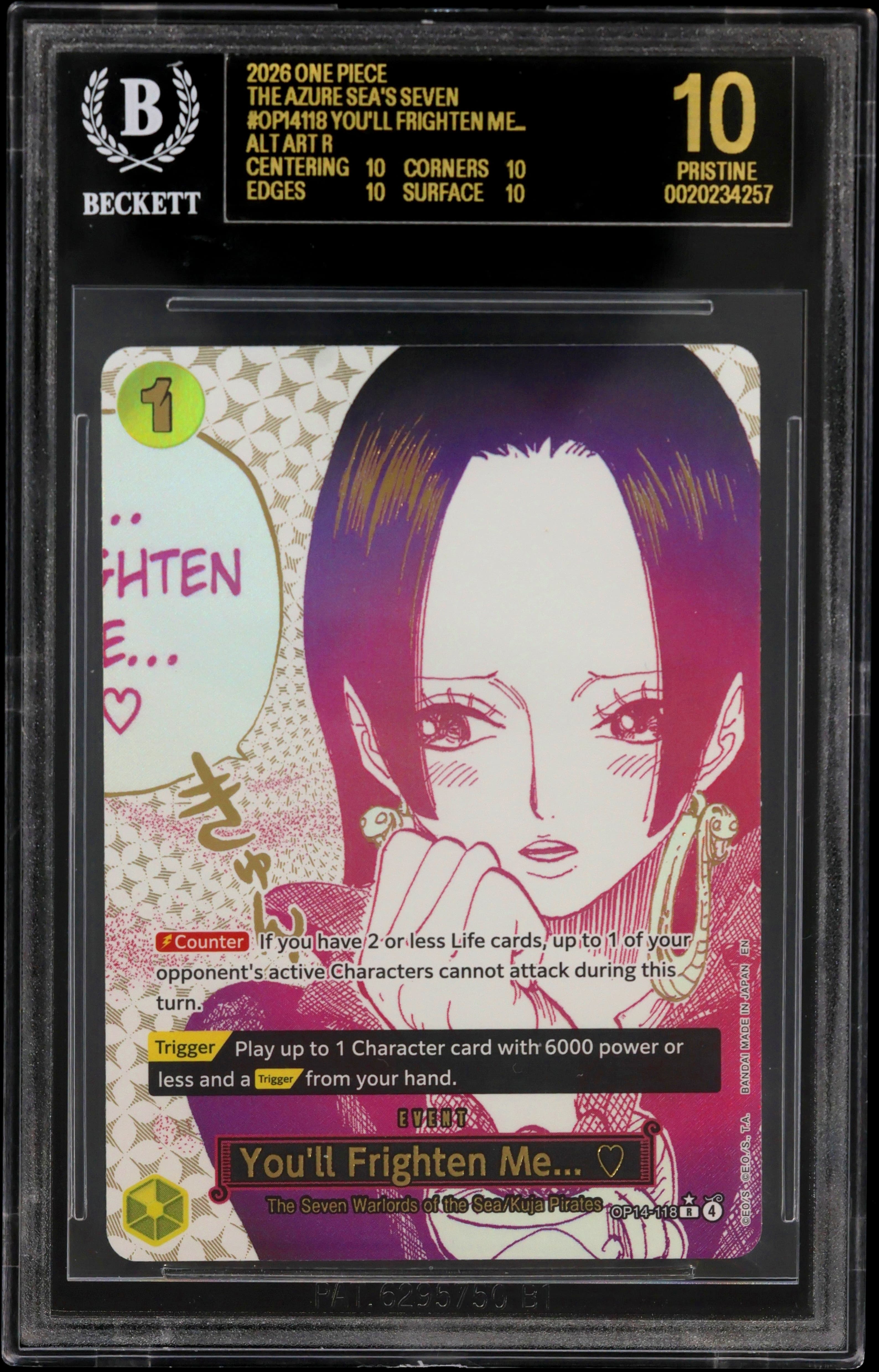 You'll Frighten Me... ALT ART R
