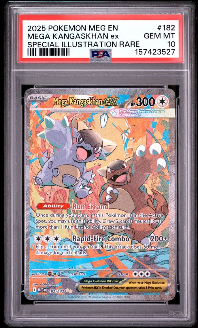 2025 #182 Mega Kangaskhan EX PSA