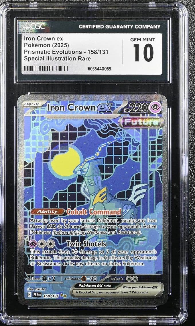 2025 #158 Iron Crown ex CGC 10 P