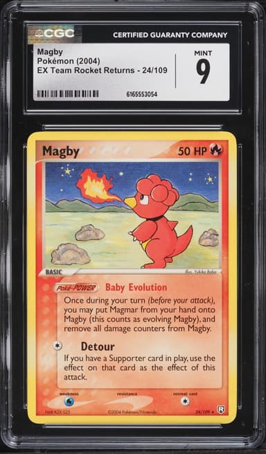 Pokemon EX Team Rocket Returns Magby #24