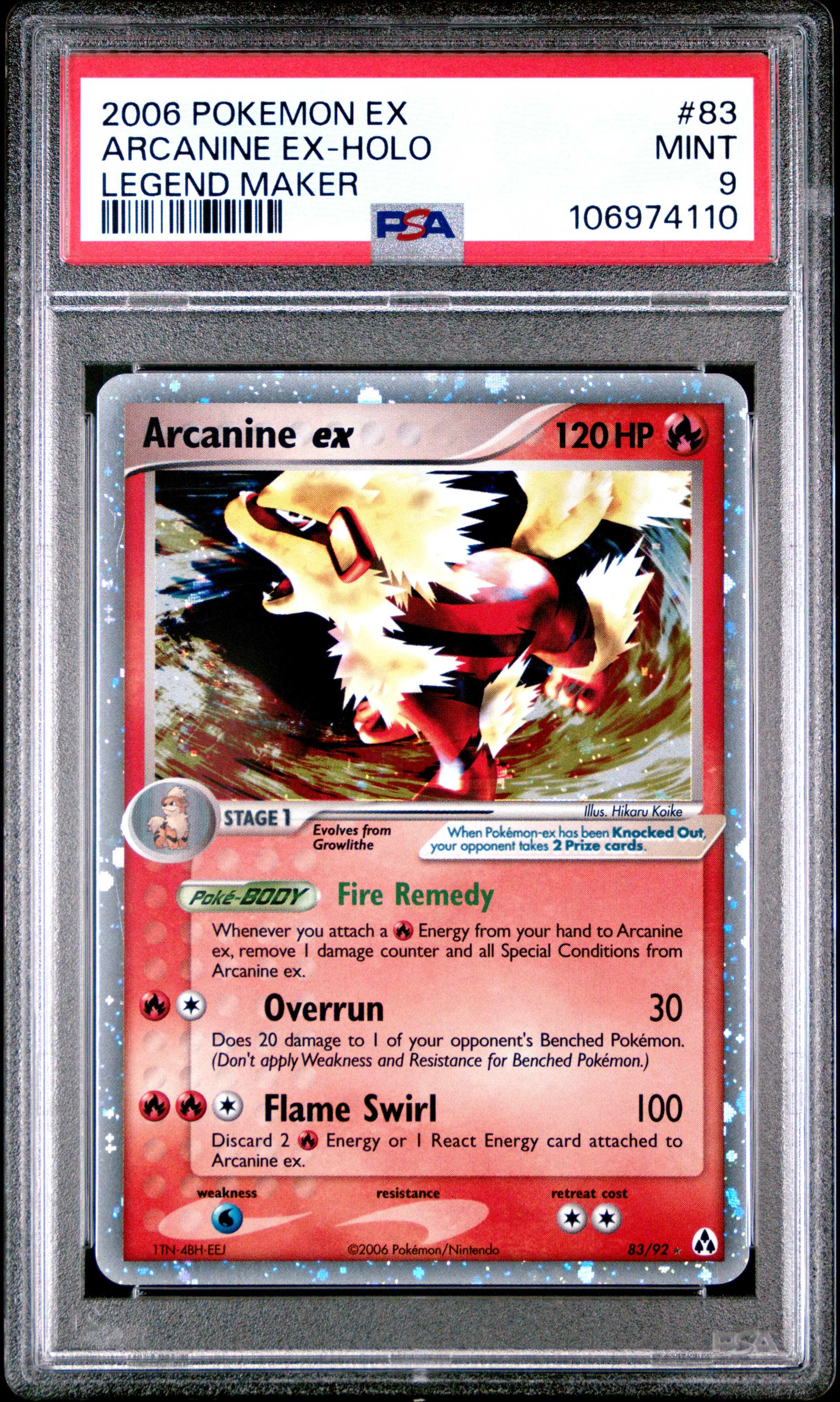 Arcanine EX-Holo