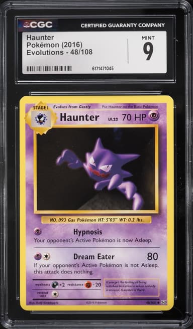 Pokemon XY Evolutions Haunter #48