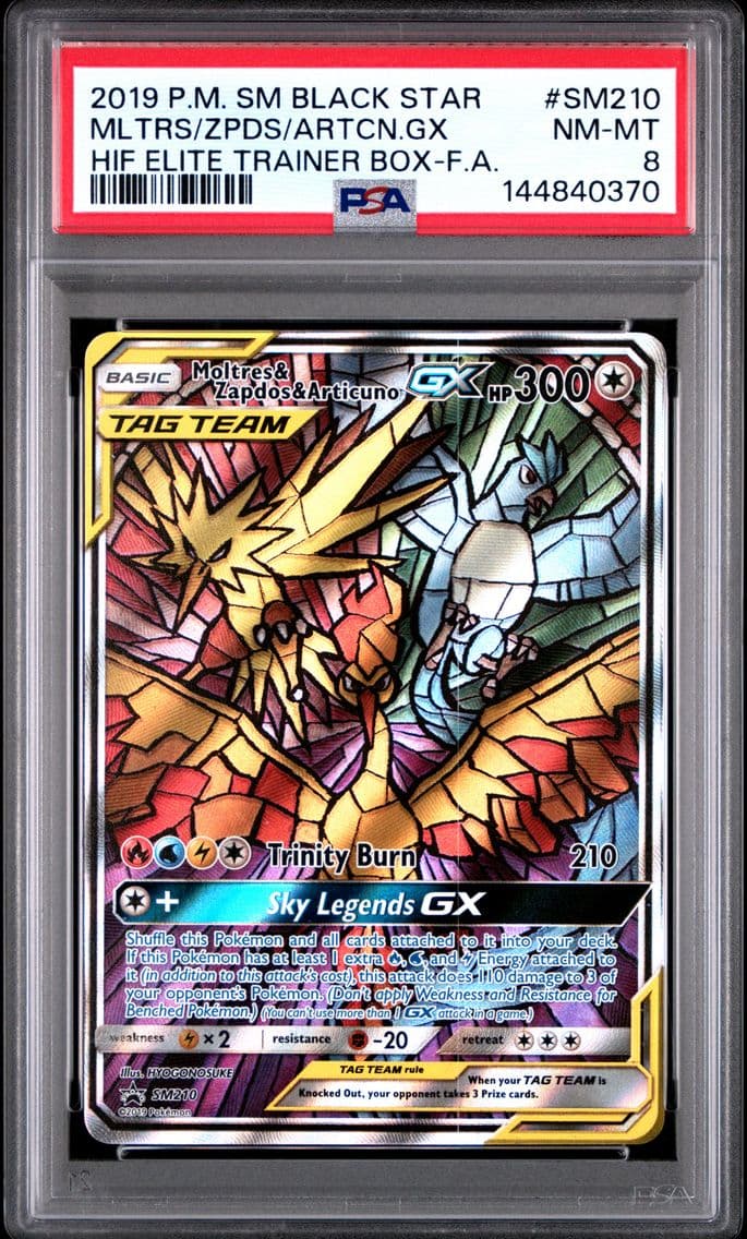 2019 #SM210 Full Art/Moltres & Z