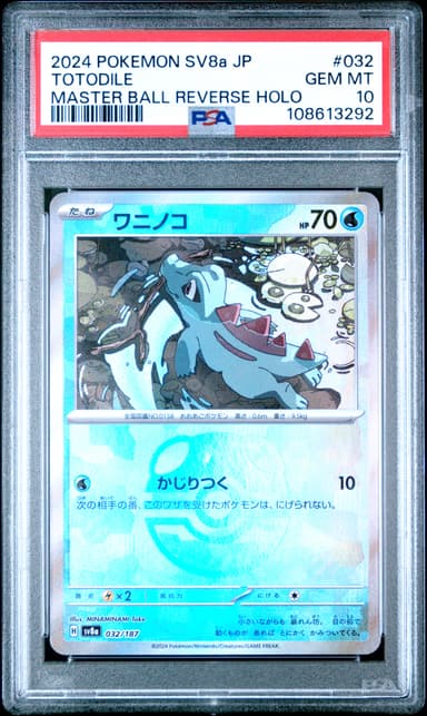Totodile Master Ball Reverse Holo